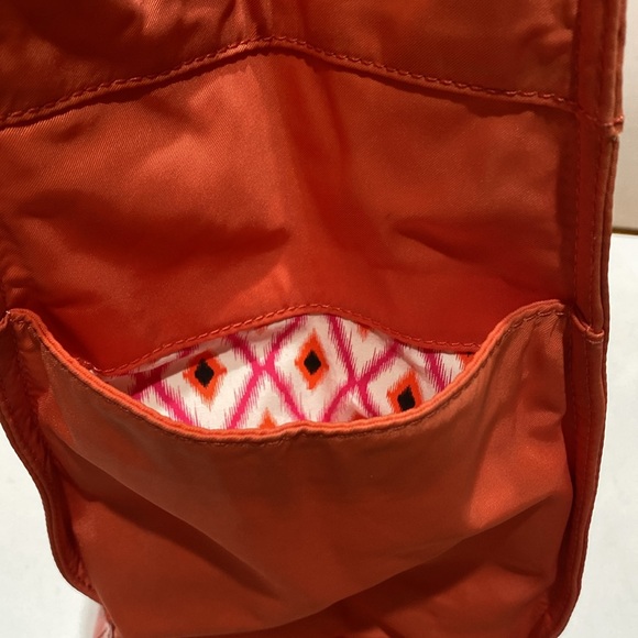 TORY BURCH Orange Nylon/ Patent Leather Tote - Picture 10 of 14